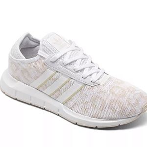 EUC Adidas Swift Run Leopard Sneakers
